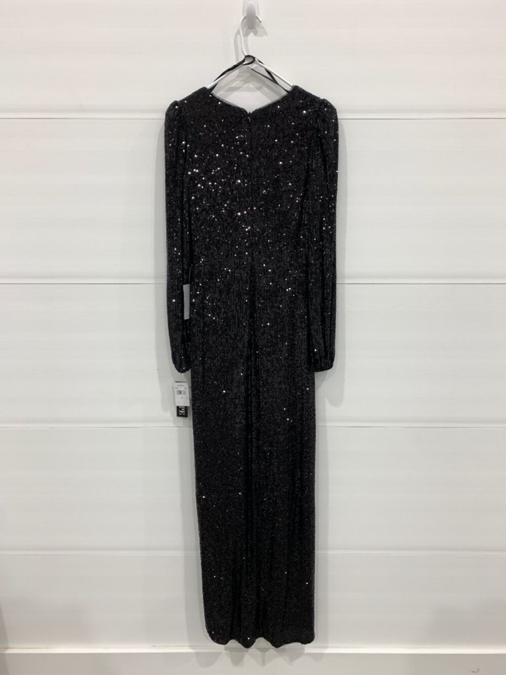 Xscape Long Sleeve Sequin Gown - Picture 13 of 13